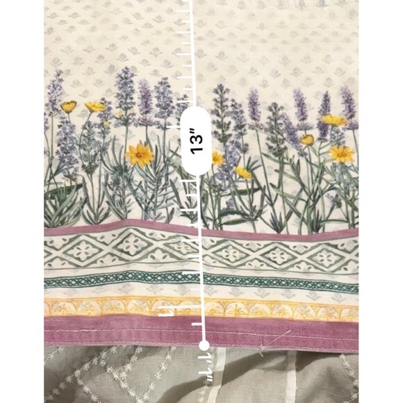 4 Maison DHermine Cotton Floral Botanical Design Place-mats Reversible Cotton - Picture 11 of 11